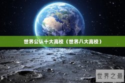 世界公认十大高校（世界八大高校）