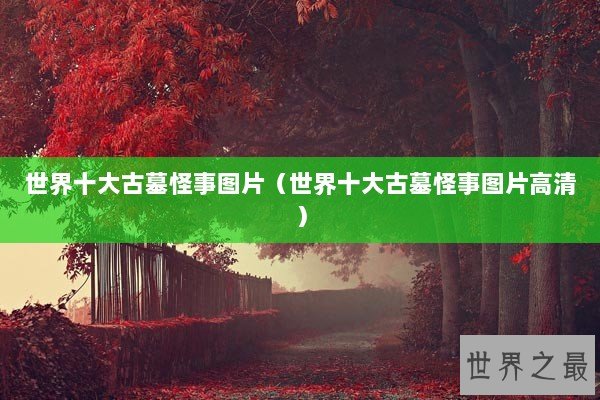 世界十大古墓怪事图片（世界十大古墓怪事图片高清）
