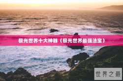 极光世界十大神器（极光世界最强法宝）