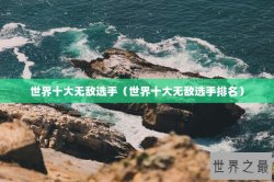 世界十大无敌选手（世界十大无敌选手排名）