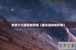 世界十大现役加农炮（最先进的加农炮）