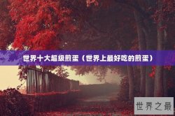 世界十大超级煎蛋（世界上最好吃的煎蛋）