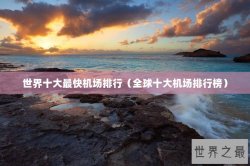 世界十大最快机场排行（全球十大机场排行榜）