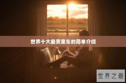 世界十大最贵童车的简单介绍
