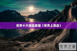 世界十大混血家庭（世界上混血）