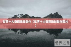 世界十大奇葩进球动作（世界十大奇葩进球动作图片）