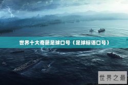 世界十大奇葩足球口号（足球标语口号）