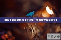 国际十大海底世界（亚洲第一大海底世界是哪个）