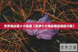 世界电冰箱十大品牌（全球十大电冰箱品牌排行榜）