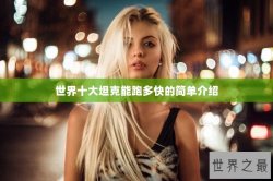 世界十大坦克能跑多快的简单介绍