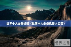 世界十大必备机器（世界十大必备机器人公司）