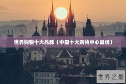 世界购物十大品牌（中国十大购物中心品牌）