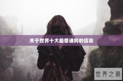 关于世界十大最普通狗的信息