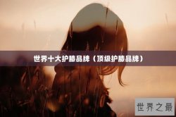 世界十大护膝品牌（顶级护膝品牌）