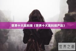 世界十大高科技（世界十大高科技产品）