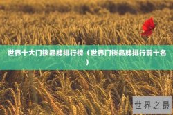 世界十大门锁品牌排行榜（世界门锁品牌排行前十名）