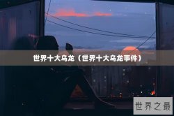世界十大乌龙（世界十大乌龙事件）