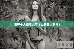 世界十大豪宅大平（世界五大豪宅）