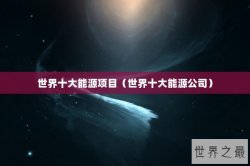 世界十大能源项目（世界十大能源公司）