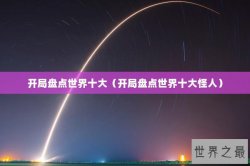 开局盘点世界十大（开局盘点世界十大怪人）