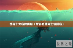 世界十大名牌男包（世界名牌男士包排名）