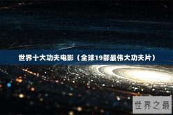 世界十大功夫电影（全球19部最伟大功夫片）