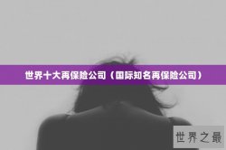 世界十大再保险公司（国际知名再保险公司）