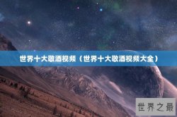 世界十大敬酒视频（世界十大敬酒视频大全）