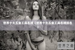 世界十大五金工具名牌（世界十大五金工具名牌排名）