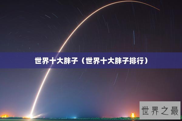 世界十大胖子（世界十大胖子排行）