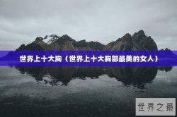 世界上十大胸（世界上十大胸部最美的女人）