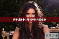 关于世界十大笔记本配件的信息