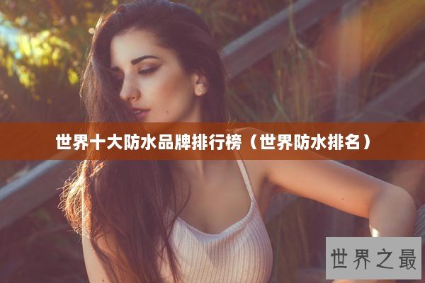 世界十大防水品牌排行榜（世界防水排名）