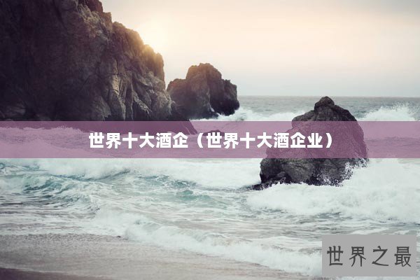 世界十大酒企(世界十大酒企业) 世界十大酒企(世界十大酒企业)