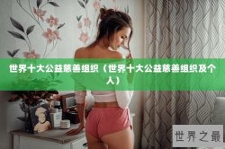 世界十大公益慈善组织（世界十大公益慈善组织及个人）