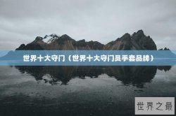 世界十大守门（世界十大守门员手套品牌）