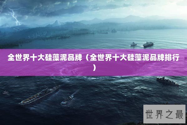 全世界十大硅藻泥品牌（全世界十大硅藻泥品牌排行）