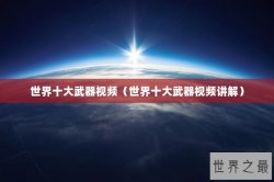 世界十大武器视频（世界十大武器视频讲解）