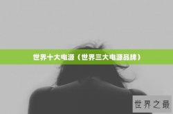 世界十大电源（世界三大电源品牌）