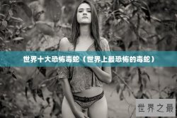 世界十大恐怖毒蛇（世界上最恐怖的毒蛇）