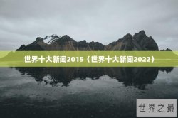 世界十大新闻2015（世界十大新闻2022）
