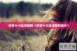 世界十大生活案例（世界十大生活案例图片）