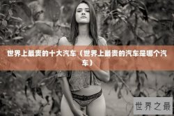 世界上最贵的十大汽车（世界上最贵的汽车是哪个汽车）