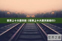 世界上十大摩天轮（世界上十大摩天轮排行）