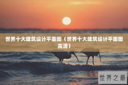 世界十大建筑设计平面图（世界十大建筑设计平面图高清）