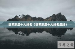 世界家居十大排名（世界家居十大排名品牌）