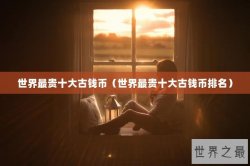 世界最贵十大古钱币（世界最贵十大古钱币排名）