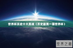 世界杯历史十大黑哨（历史最黑一届世界杯）