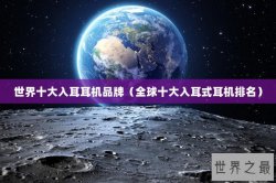 世界十大入耳耳机品牌（全球十大入耳式耳机排名）