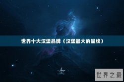 世界十大汉堡品牌（汉堡最大的品牌）